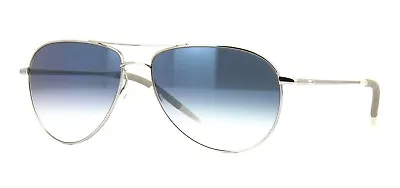 Oliver Peoples BENEDICT OV 1002S Silver/Chrome Sapphire Vfx (5241/3F) Sunglasses • $299