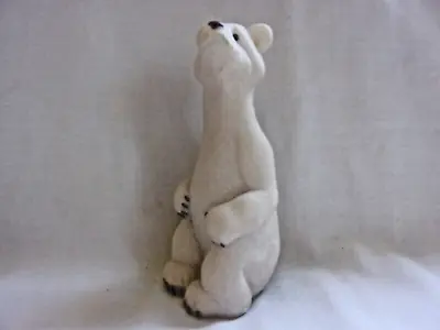 Quarry Critters “Poncho” Polar Bear By Second Nature Designs 2000 4.5” Figurine • $7.99