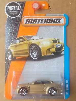 Matchbox 2015  - Bmw 1m [gold] Car Vhtf Near Mint Card Good Combined Post  • $19.40
