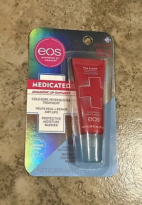 Eos THE FIXER Heal+Repair Medicated Analgesic Lip Ointment 0.35 Oz. • $4.99