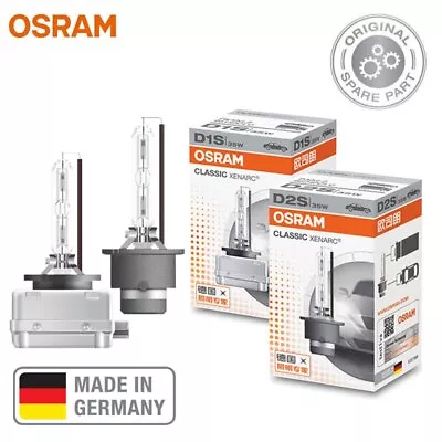 OSRAM D1S D2S D3S D4S CLASSIC Xenon HID 66140 66240 66340 66440CLC Car Headlight • $29.83