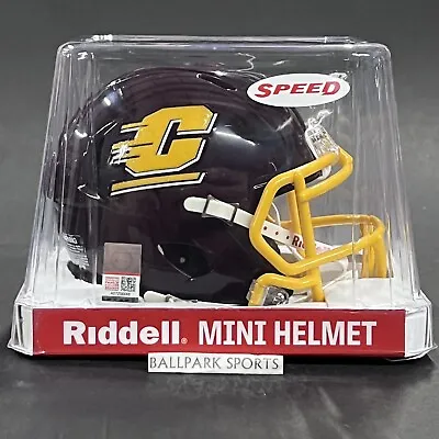 Central Michigan Chippewas Speed Mini Helmet Riddell NCAA Licensed Brand New! • $32.99