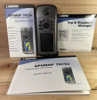 GARMIN GPS MAP GPSmap 76CSx HANDHELD PORTABLE NAVIGATOR TESTED • $89