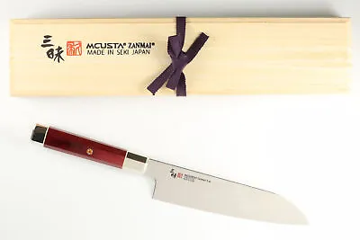 Mcusta Zanmai Ultimate Aranami Seki Japan Santoku 180mm Kitchen Cutlery Knife • $349.95