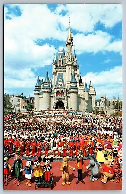 Welcome To Walt Disney World Walt Disney World Chrome Postcard • £4.34