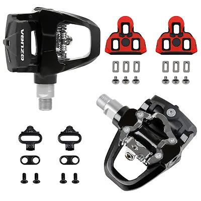 VENZO Shimano SPD-SL & SPD Compatible Heavy-Duty Pedals For Indoor Exercise Bike • $69.98
