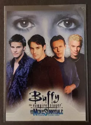 BUFFY THE VAMPIRE SLAYER Men Of Sunnydale Promo Card #MOS P-1 Inkworks 2005 • $3.95