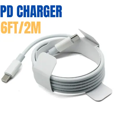 $13.88 • Buy PD USB-C To IPhone Cable Fast Charger Cord 6ft For Apple IPhone 12 11 Pro Max XR