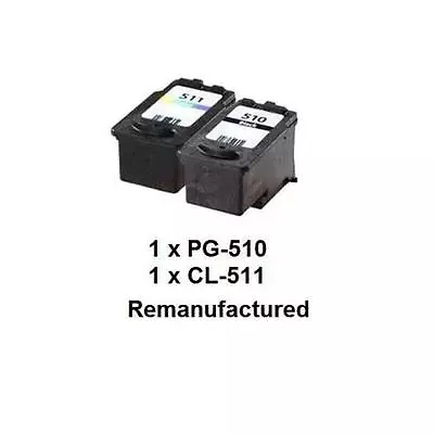 REM PG-510+CL-511 Ink Cartridges For Canon MP250MP282MP492MX320 • $36.85