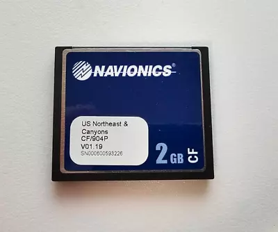 Navionics Platinum Marine Charts CF/904P US Northeast & Canyons For E120 C80 Etc • $75