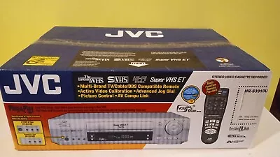 Jvc Super Vhs S-vhs Video Cassette Recorder Vcr Hr-s3910u Vcr Hr-s3900u S-video • $450