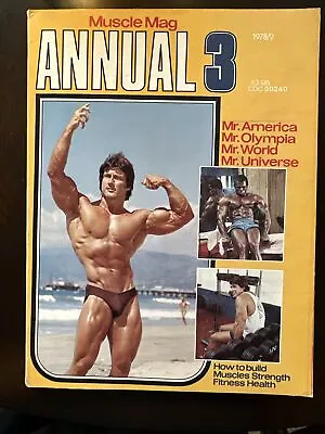 Musclemag International Annual 3 1979 Frank Zane • $20