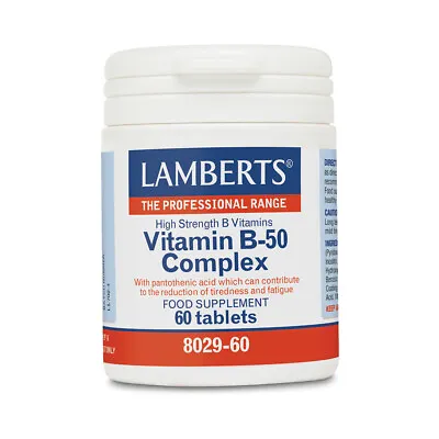 LAMBERTS B-50 Complex 60 Tablets • $28.52