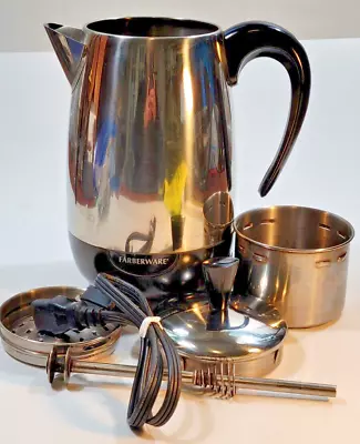 Vintage Farberware 2-8 Cup Percolator Model FCP280 Coffee Maker • $31.95