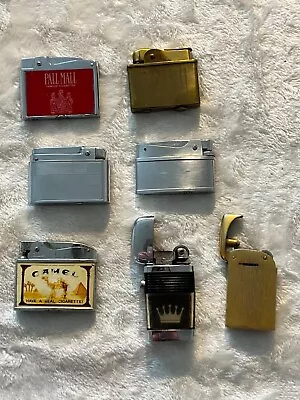 Lot Of 7 Antique And Vintage Cigarette Lighters • $47.77