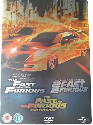 Fast And The Furious 2 Fast 2 Furious Fast And The Furious Tokyo Drift Steel Box • £5.45