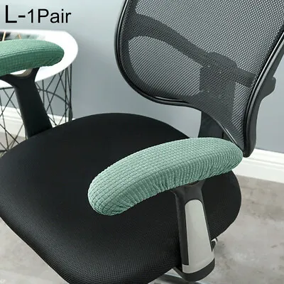 $6.37 • Buy 2pcs Office Gaming Chair Armrest Covers Cushions Pads Desk Chair Arm Protectors