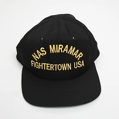 Nas Miramar Fightertown USA Snapback Hat Cap Military Veteran Naval Air Station • $16.95