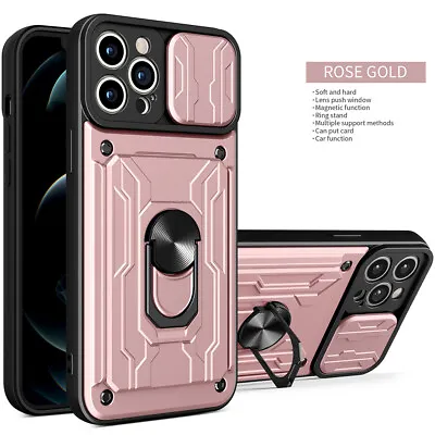 $12.99 • Buy For IPhone 15 14 13 12 11 Pro Max XS SE/7/8 Plus Case Shockproof Card Slot Cover