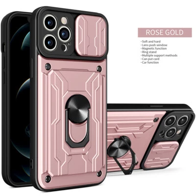 For IPhone 15 14 13 12 11 Pro Max XS SE/7/8 Plus Case Shockproof Card Slot Cover • $10.99