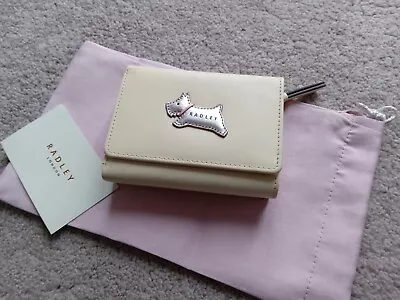 £15 • Buy Radley Respects BNWT Small Trifold Yellow Purse With Dustbag