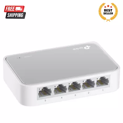 TP-Link 5 Port Hubs 10/100Mbps Network Ethernet Switch Desktop Switch TL-SF1005D • $25.99