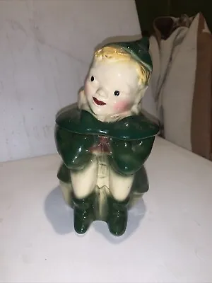 Vintage Porcelain McCoy Cookie Jar. Peter Pan. K23. • $250