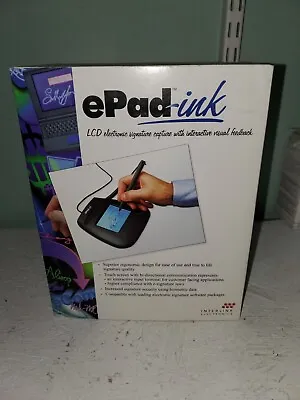Interlink EPad-Ink VP9600 Electronic Signature Capture Pad With USB + LCD • $300