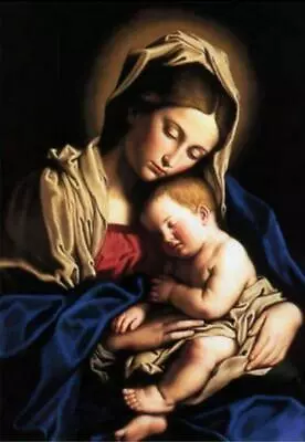 Virgin Mary Baby Full Drill 5D Diamond Painting Decor Cross Stitch Gift • $13.90