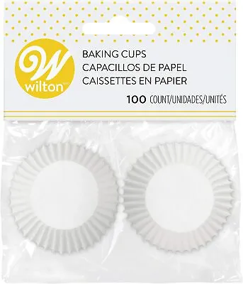 $6.49 • Buy Wilton Mini White Baking Cups Mini Cupcake Liners