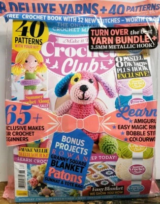 $24.97 • Buy Make It Today Crochet Club Issue 46 Rowan Granny Square Blanket FREE SHIPPING CB