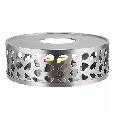 Teapot Warmer Brushed Stainless Steel Tea Warmer With Tealight Holder Silver • $14.17