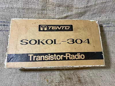 Vintage USSR Soviet Transistor Radio SOKOL - 304 • $39.75