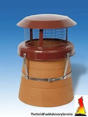 £49.95 • Buy High Top Bird Guard Chimney Pot Solid Fuel Coal Fire Stove Rain Colt Cowl