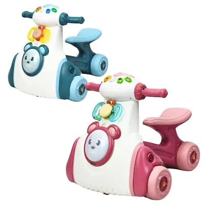 3 Wheels Ride On Scooter Push Scooter Sit To Stand Kangaroo Toy Music & Sound • £39.99