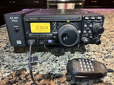 Yaesu FT-897D Ham Radio Transceiver LDG Antenna Tuner & 2 Collins CW Filters • $799