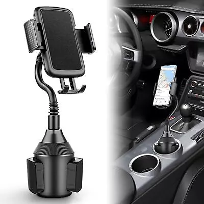 Car Cup Holder Phone Mount Universal Adjustable Gooseneck Cradle 360° Rotatable • £9.99