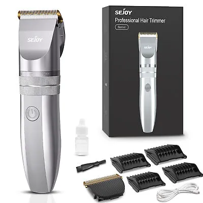 SEJOY Professional Hair Clippers Cordless Trimmer Shaving Machine Cutting Barber • $22.59