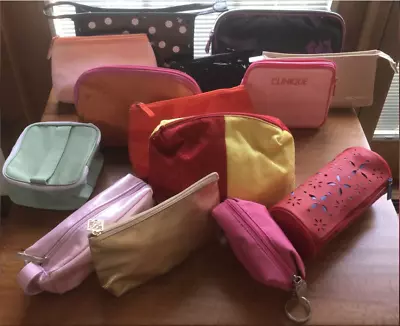 Fourteen (14) Designer/ Make-up Bags • $7.49