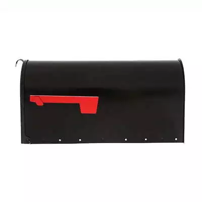 Elite Large Steel Post Mount Mailbox BlackE1600BAM • $27.26