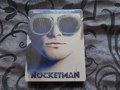 NEW-Rocketman (Blu-ray/DVD/Digital) Steelbook*Elton John/Taron Egerton • $10.49