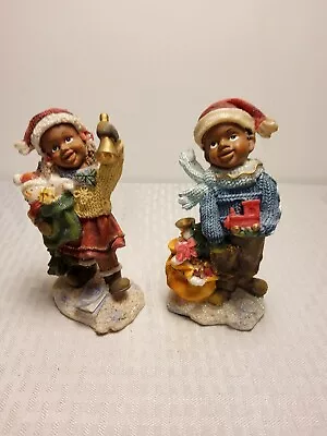 Set Of 2 K's Collection Americana Children Figurines 6 In. Tall • $17