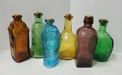 Vintage Wheaton Shapes Glass Bottles Collectable Miniatures  • $22.99