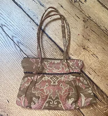 Maruca Fabric Shoulder Handbag Purse Jacquard Tapestry • $9