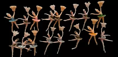 Vintage Bday Cake Toppers 102 As Found Ballerinas Aluminum Cannister • $75