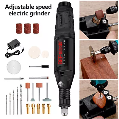Mini Electric Cordless Drill Grinder Engraving Pen Variable Speed Rotary Tool US • $18.04