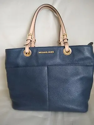 Michael Kors Pebbled Leather Blue Tote • $50