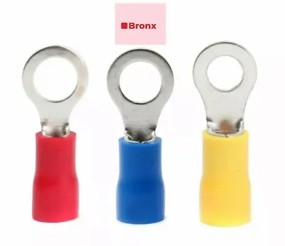 Ring Electrical Crimp Terminals - Red Blue Yellow • £2.40