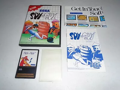 MAD TV's Spy Vs Spy With Poster! ☆☆ Complete (Sega Master System) Game • $39.99