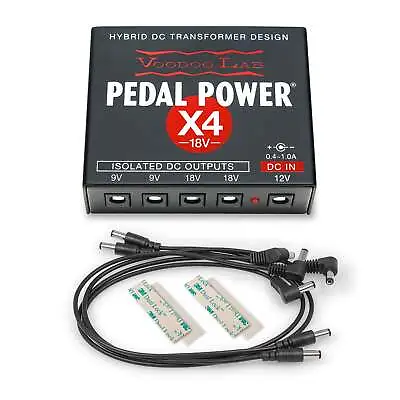 Voodoo Lab Pedal Power X4 18v Expander Kit PPX4EK-18V • $99.99